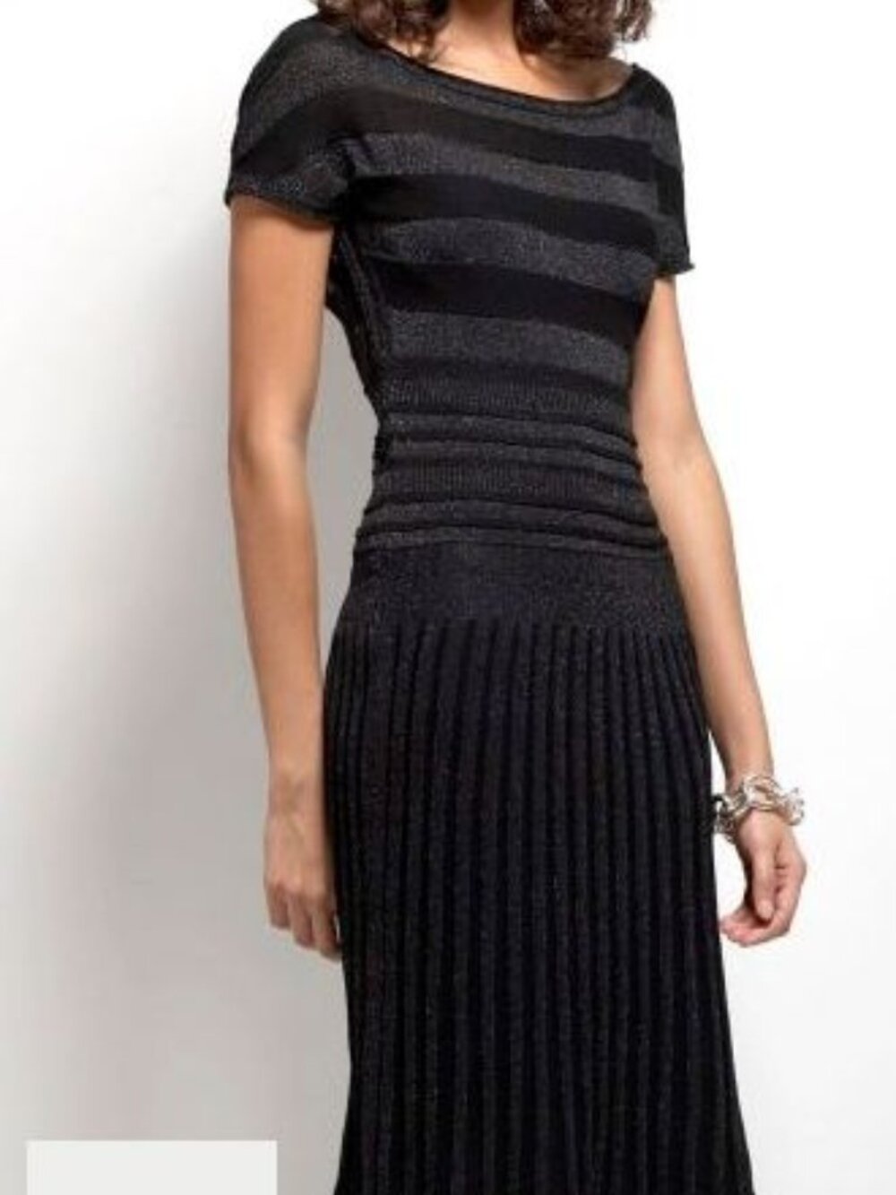 DIANE von FURSTENBERG KRISTOFF BLACK COCKTAIL PARTY DRESS - US PETITE/XS - 0 - 2